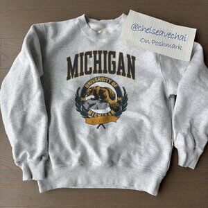 Vintage University of Michigan Wolverines Sweatshirt, Michigan Wolverines Shirt